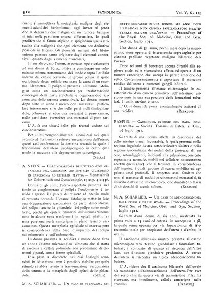 Pathologica rivista quindicinale