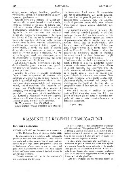 Pathologica rivista quindicinale