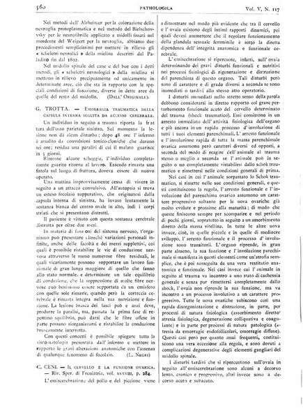 Pathologica rivista quindicinale