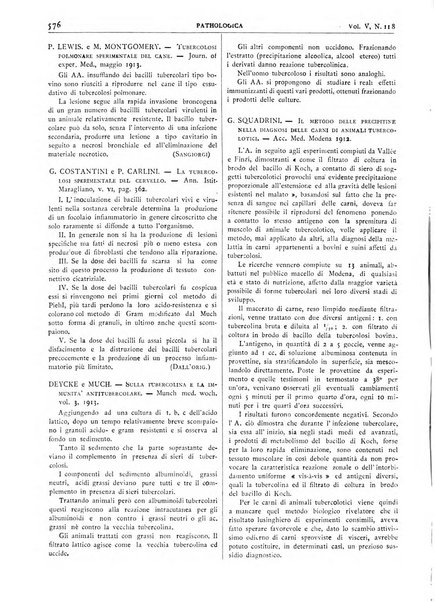 Pathologica rivista quindicinale