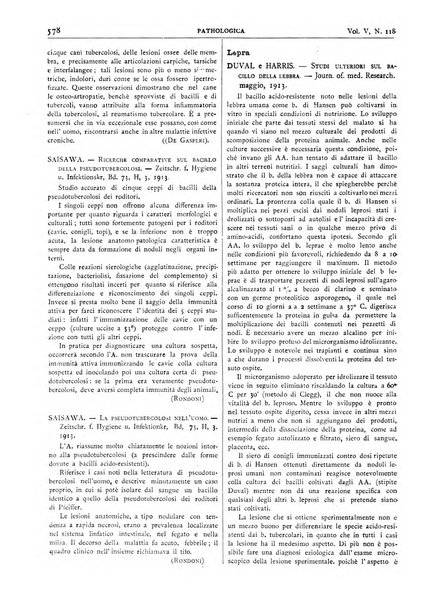 Pathologica rivista quindicinale