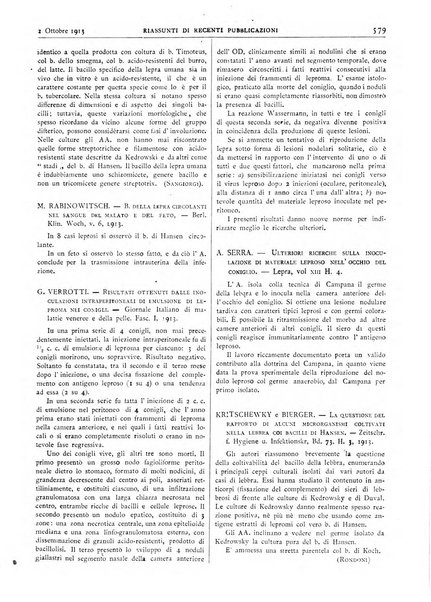 Pathologica rivista quindicinale