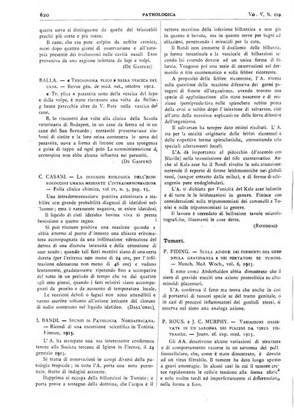 Pathologica rivista quindicinale