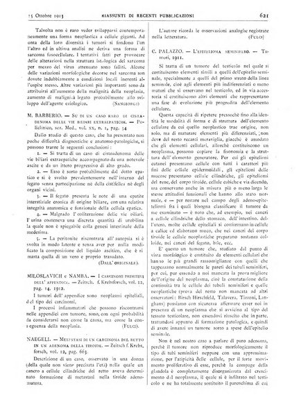 Pathologica rivista quindicinale