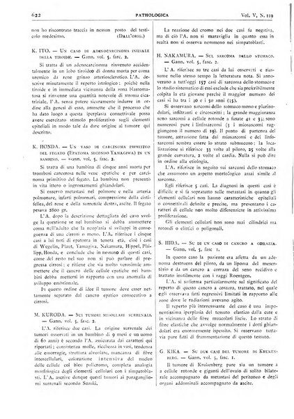 Pathologica rivista quindicinale