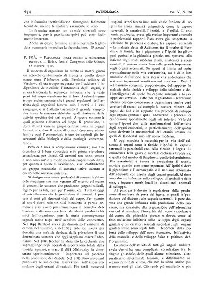 Pathologica rivista quindicinale