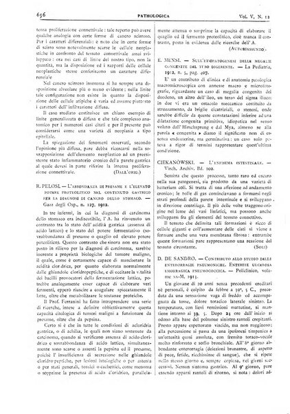 Pathologica rivista quindicinale