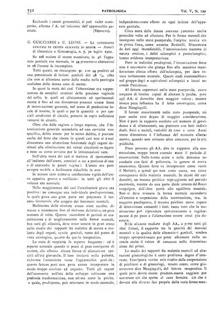 Pathologica rivista quindicinale