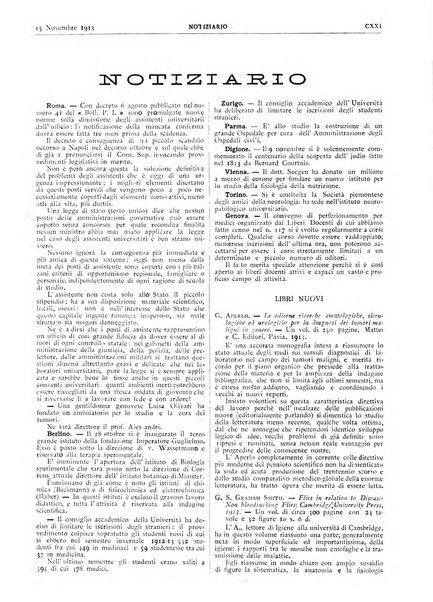 Pathologica rivista quindicinale