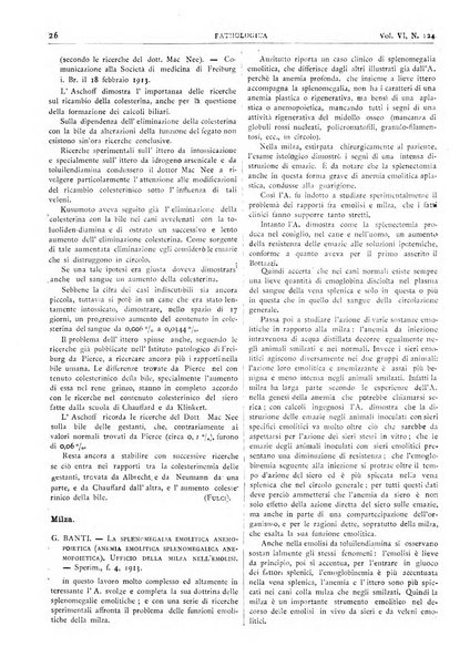 Pathologica rivista quindicinale