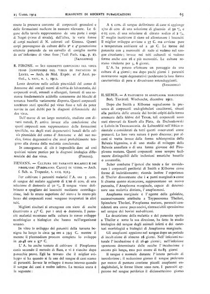 Pathologica rivista quindicinale