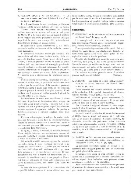 Pathologica rivista quindicinale