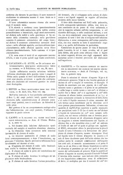 Pathologica rivista quindicinale