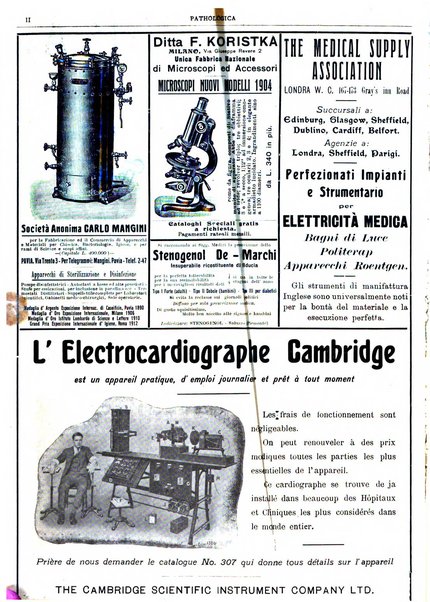 Pathologica rivista quindicinale