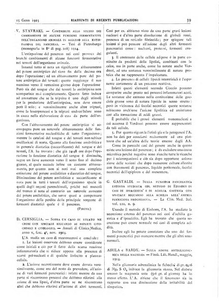 Pathologica rivista quindicinale