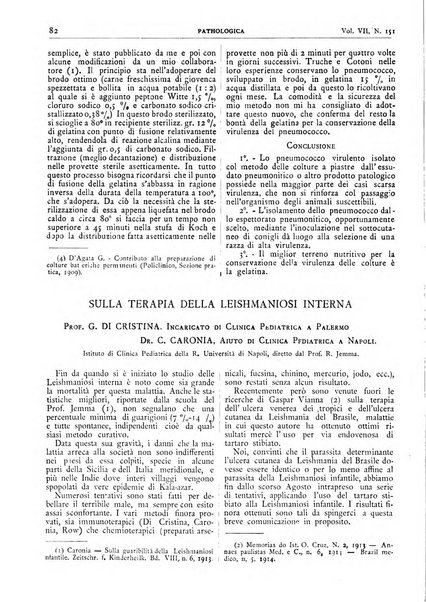 Pathologica rivista quindicinale