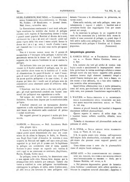 Pathologica rivista quindicinale