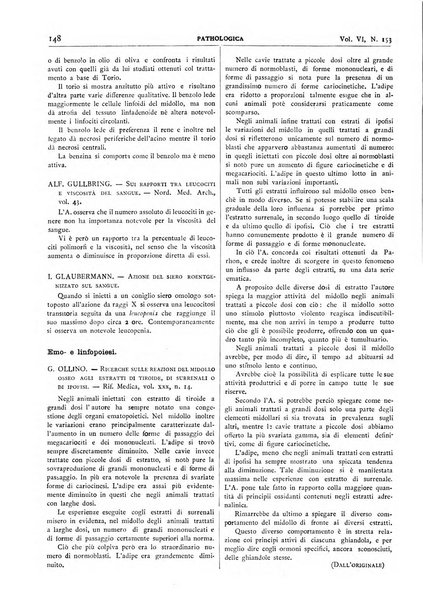 Pathologica rivista quindicinale