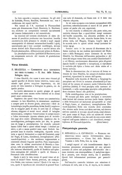 Pathologica rivista quindicinale