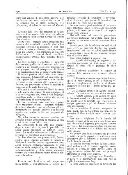 Pathologica rivista quindicinale