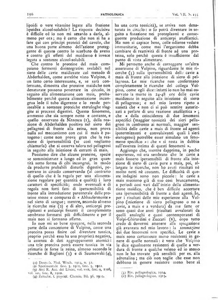 Pathologica rivista quindicinale