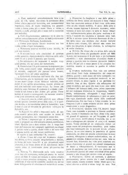 Pathologica rivista quindicinale