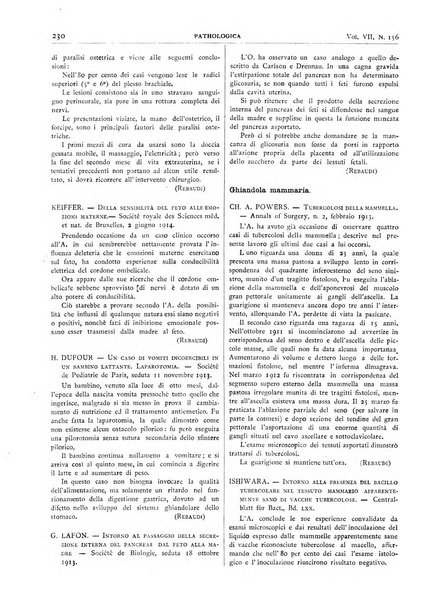 Pathologica rivista quindicinale