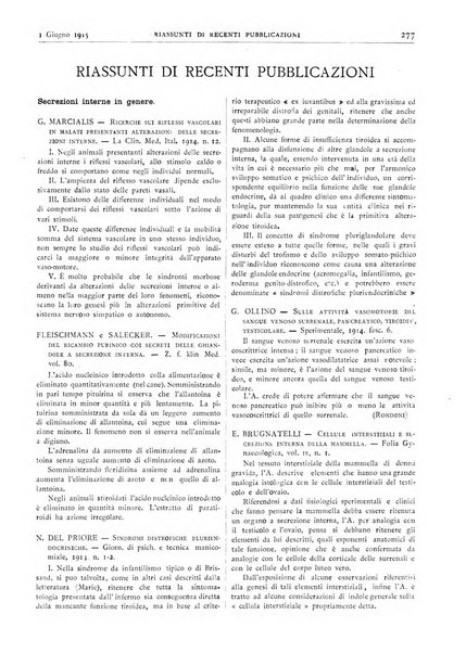 Pathologica rivista quindicinale