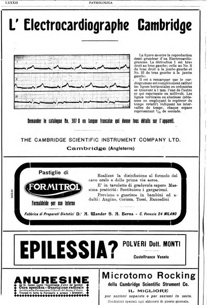 Pathologica rivista quindicinale