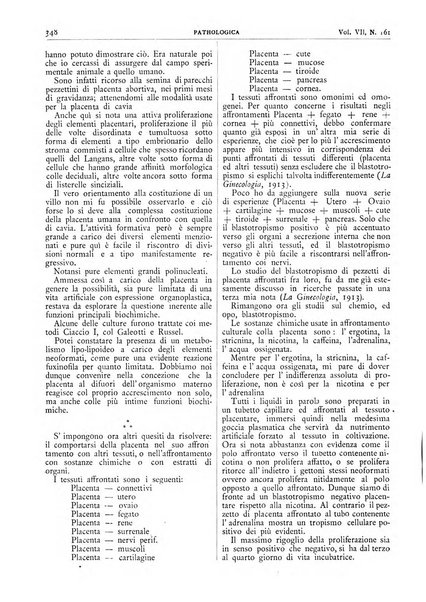 Pathologica rivista quindicinale