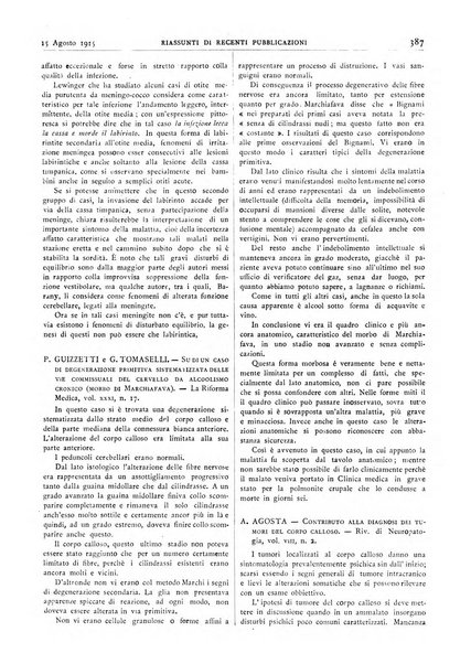 Pathologica rivista quindicinale