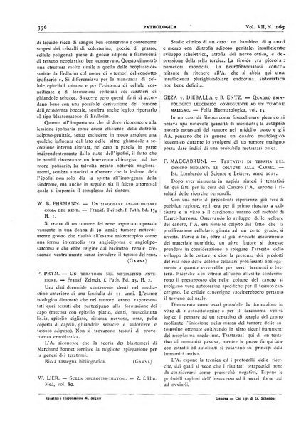 Pathologica rivista quindicinale