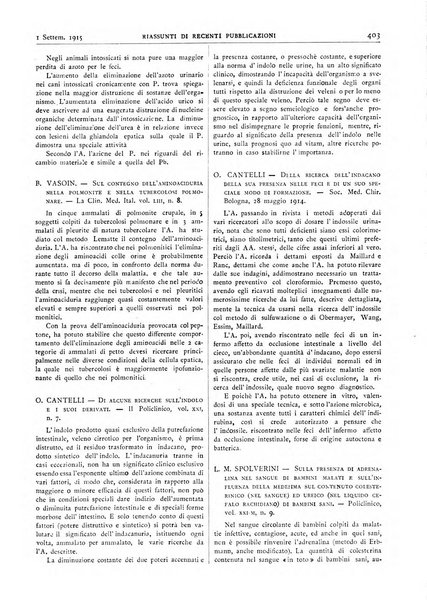 Pathologica rivista quindicinale