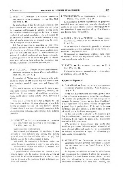 Pathologica rivista quindicinale