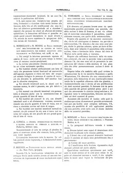 Pathologica rivista quindicinale