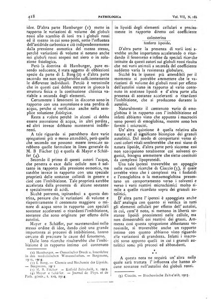 Pathologica rivista quindicinale