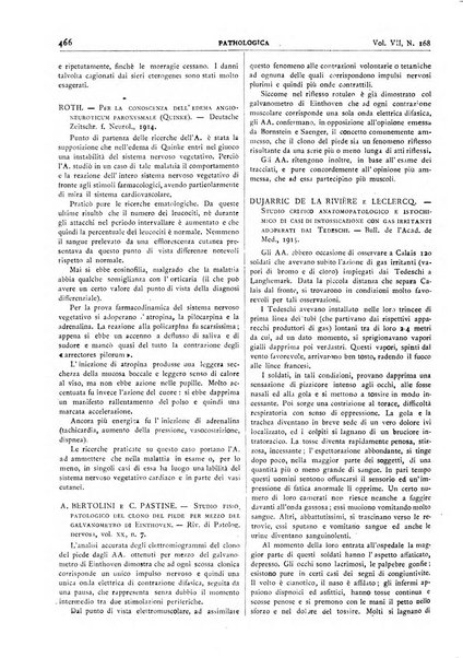 Pathologica rivista quindicinale