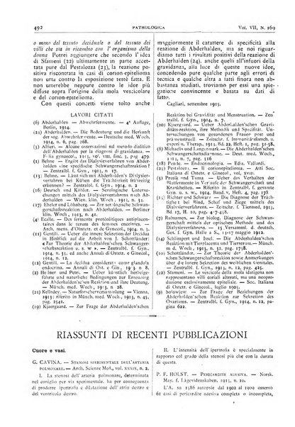 Pathologica rivista quindicinale