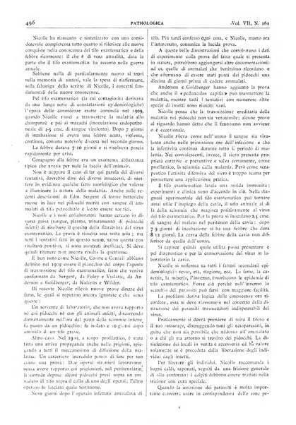 Pathologica rivista quindicinale