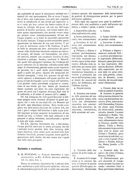 Pathologica rivista quindicinale