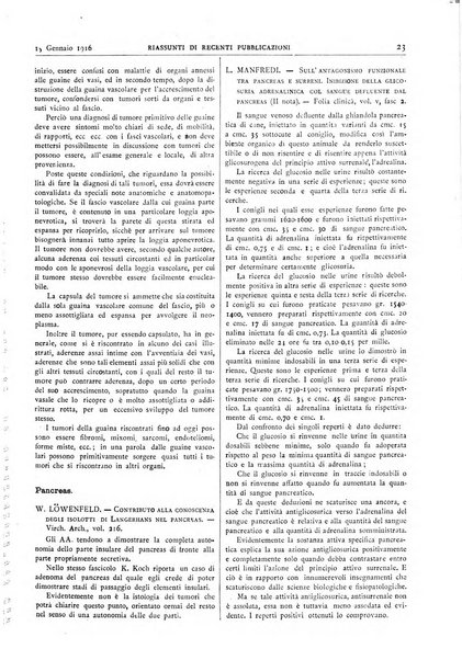 Pathologica rivista quindicinale