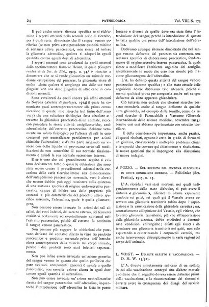 Pathologica rivista quindicinale