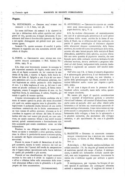 Pathologica rivista quindicinale