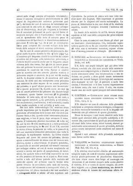 Pathologica rivista quindicinale