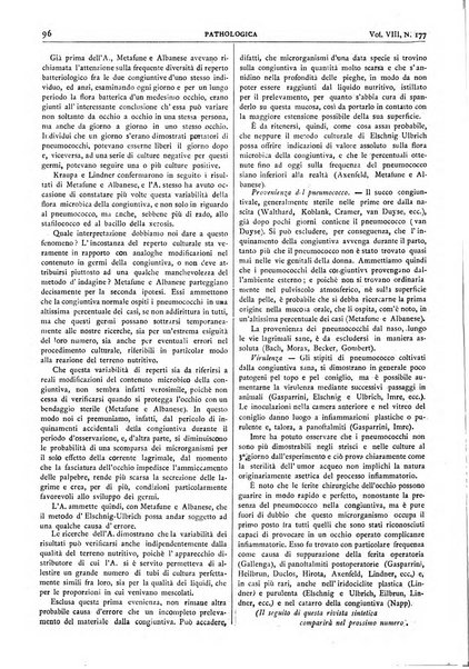 Pathologica rivista quindicinale