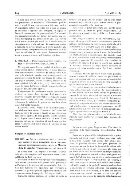 Pathologica rivista quindicinale