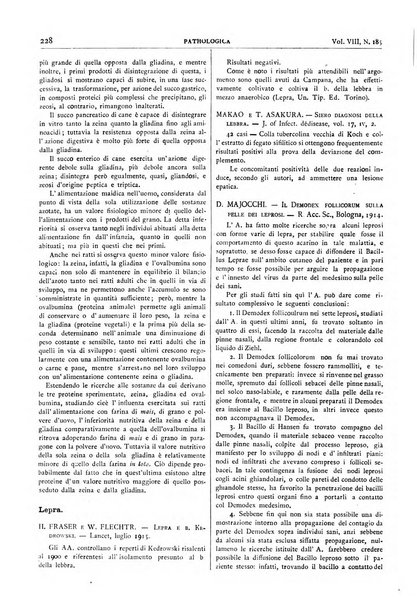 Pathologica rivista quindicinale