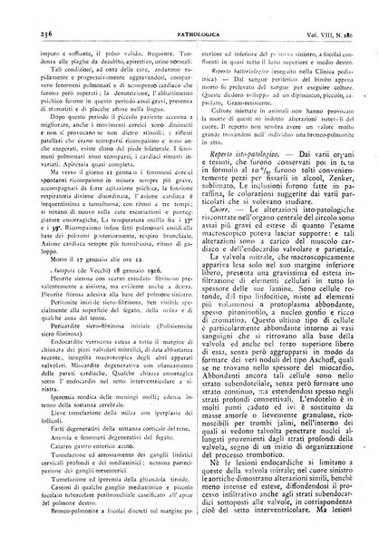 Pathologica rivista quindicinale