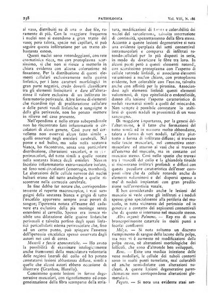 Pathologica rivista quindicinale