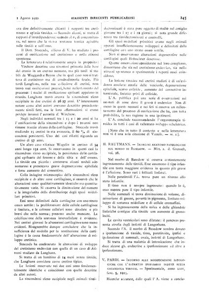 Pathologica rivista quindicinale